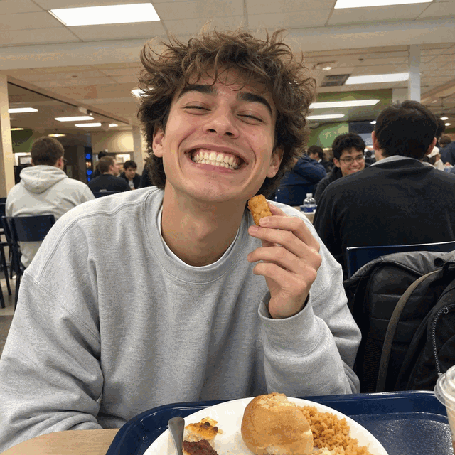 Battle image: Cafeteria Snack Grin