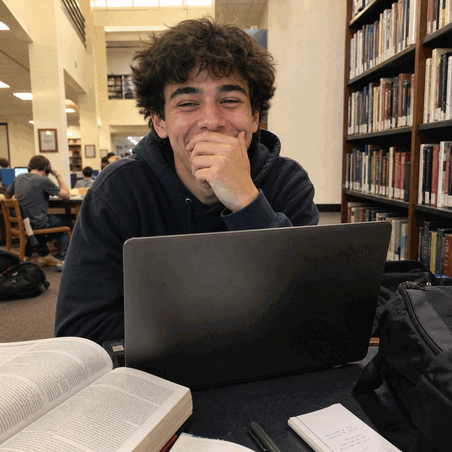 Battle image: Library Silent Laugh