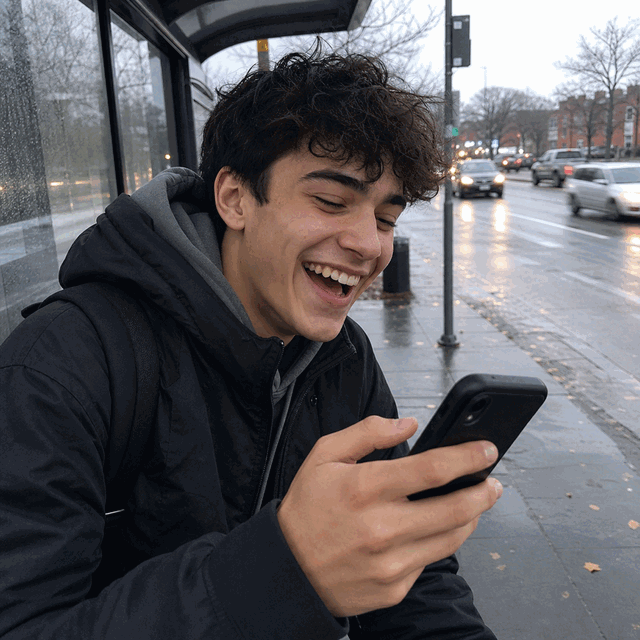 Battle image: Bus Stop Laugh