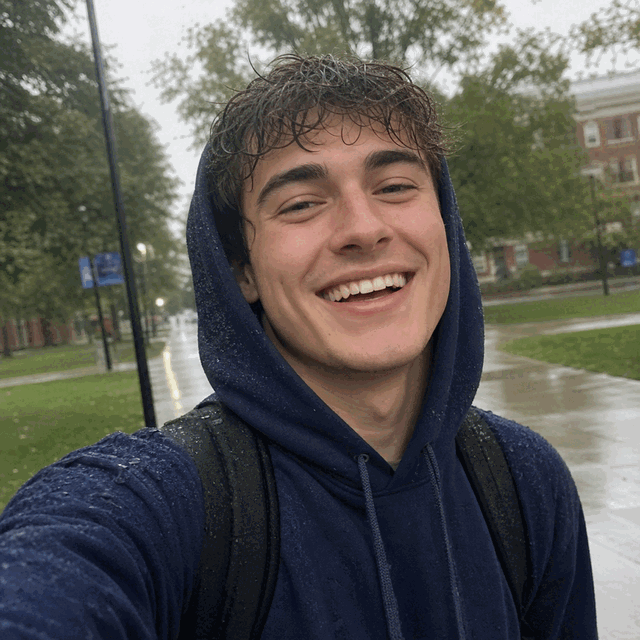 Battle image: Rainy Campus Hoodie Smile
